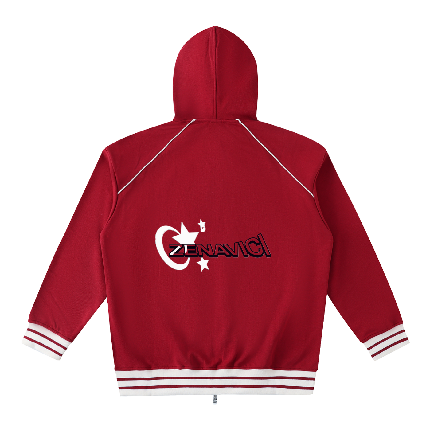 Unisex Blend Zip Hoodie