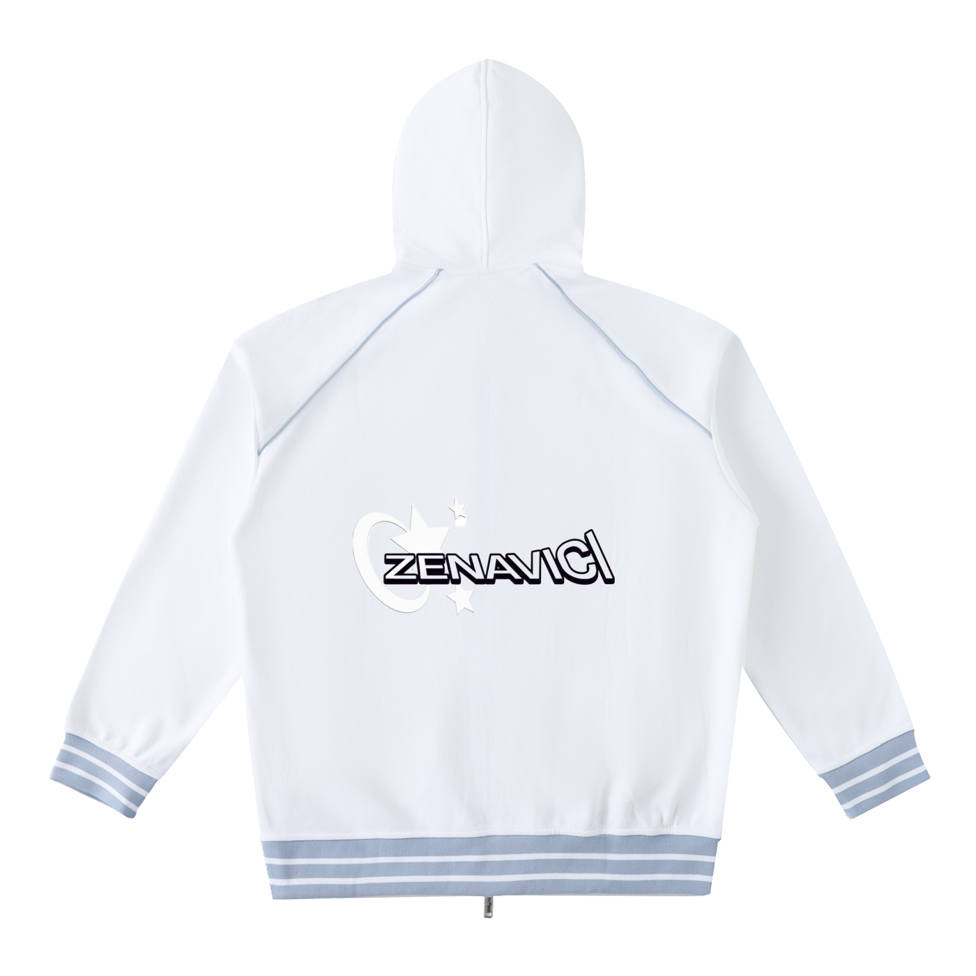 Unisex Blend Zip Hoodie