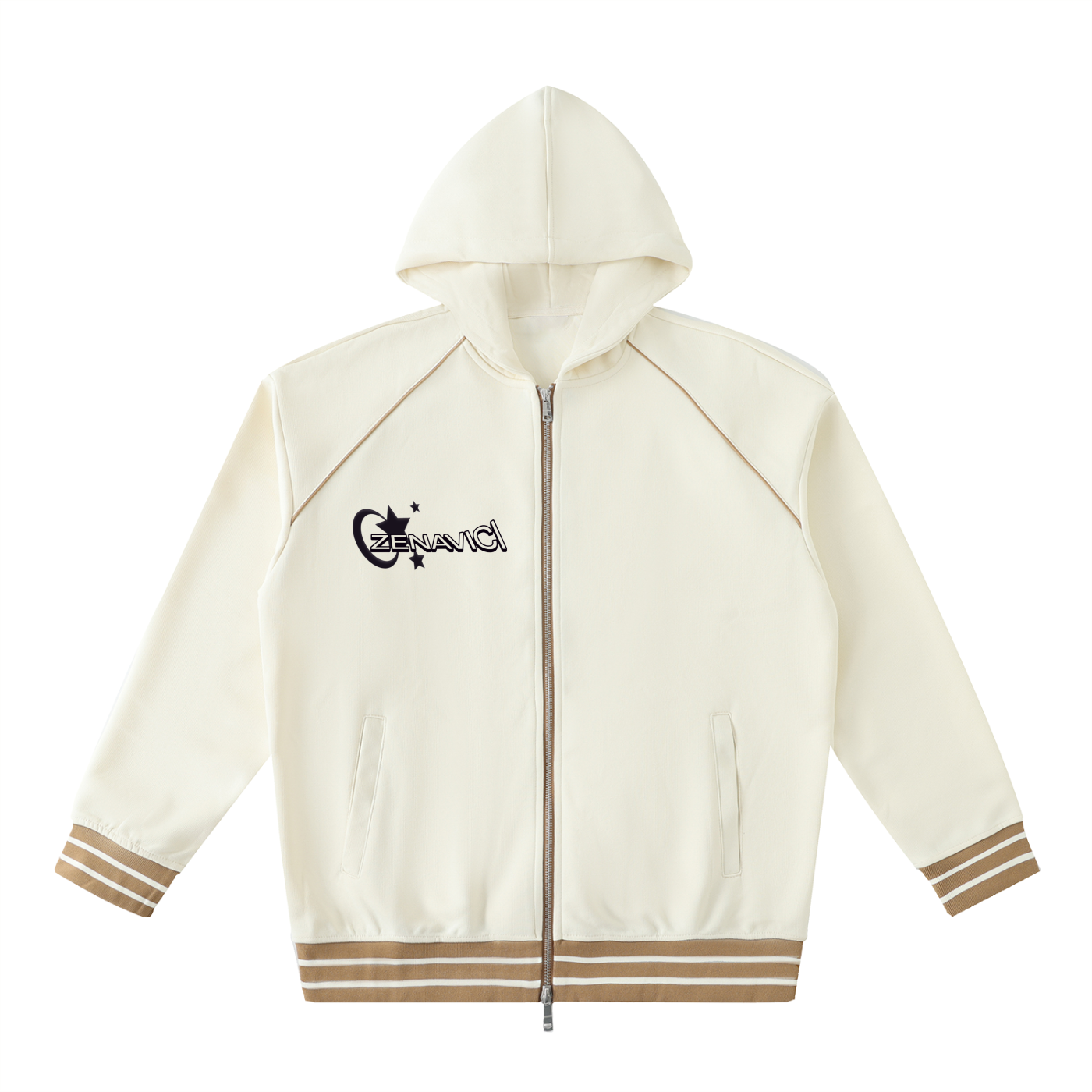 Unisex Blend Zip Hoodie