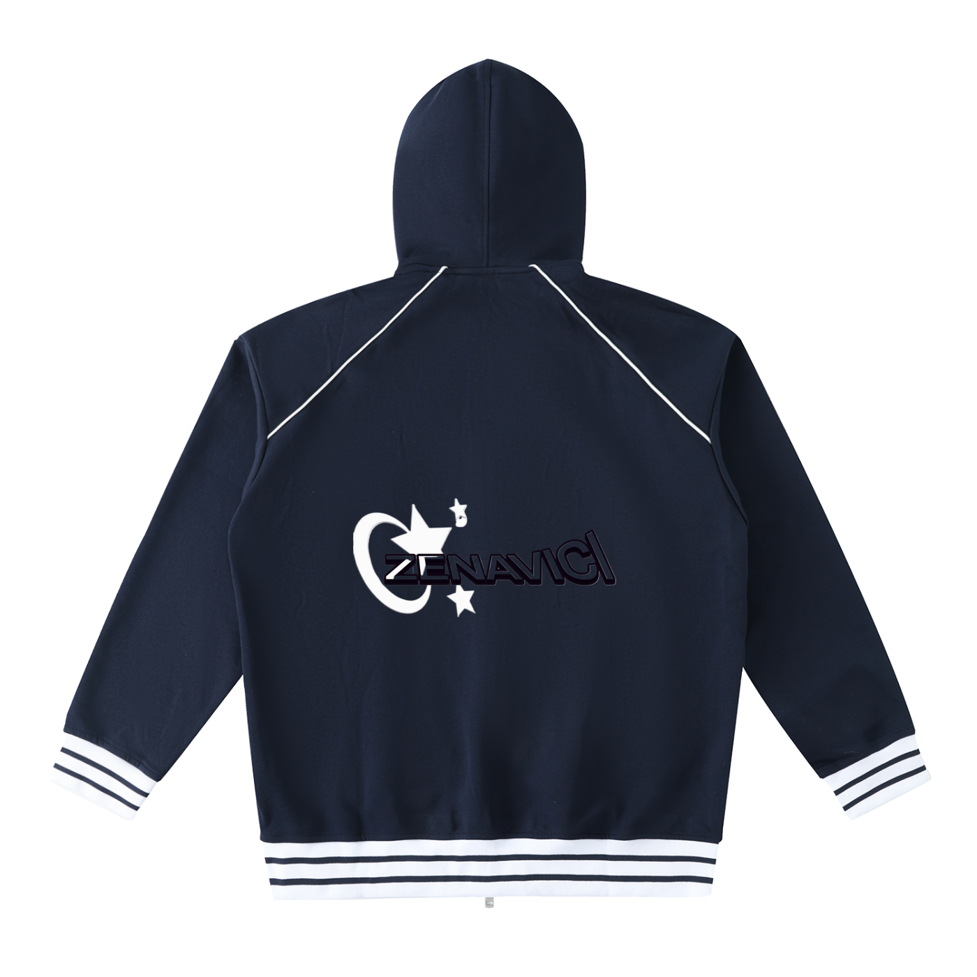 Unisex Blend Zip Hoodie