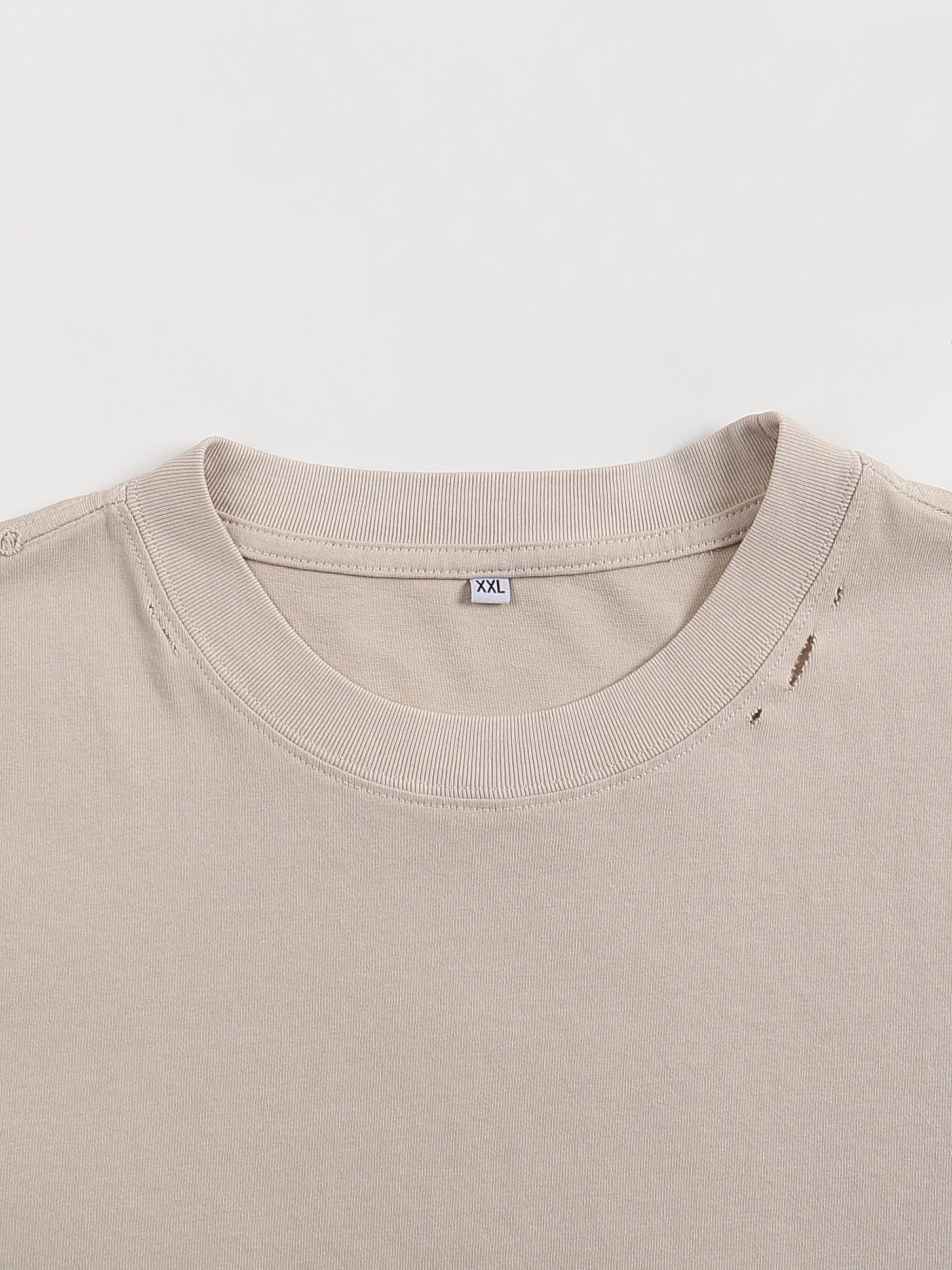 Unisex Classic Frayed Boxy Tee