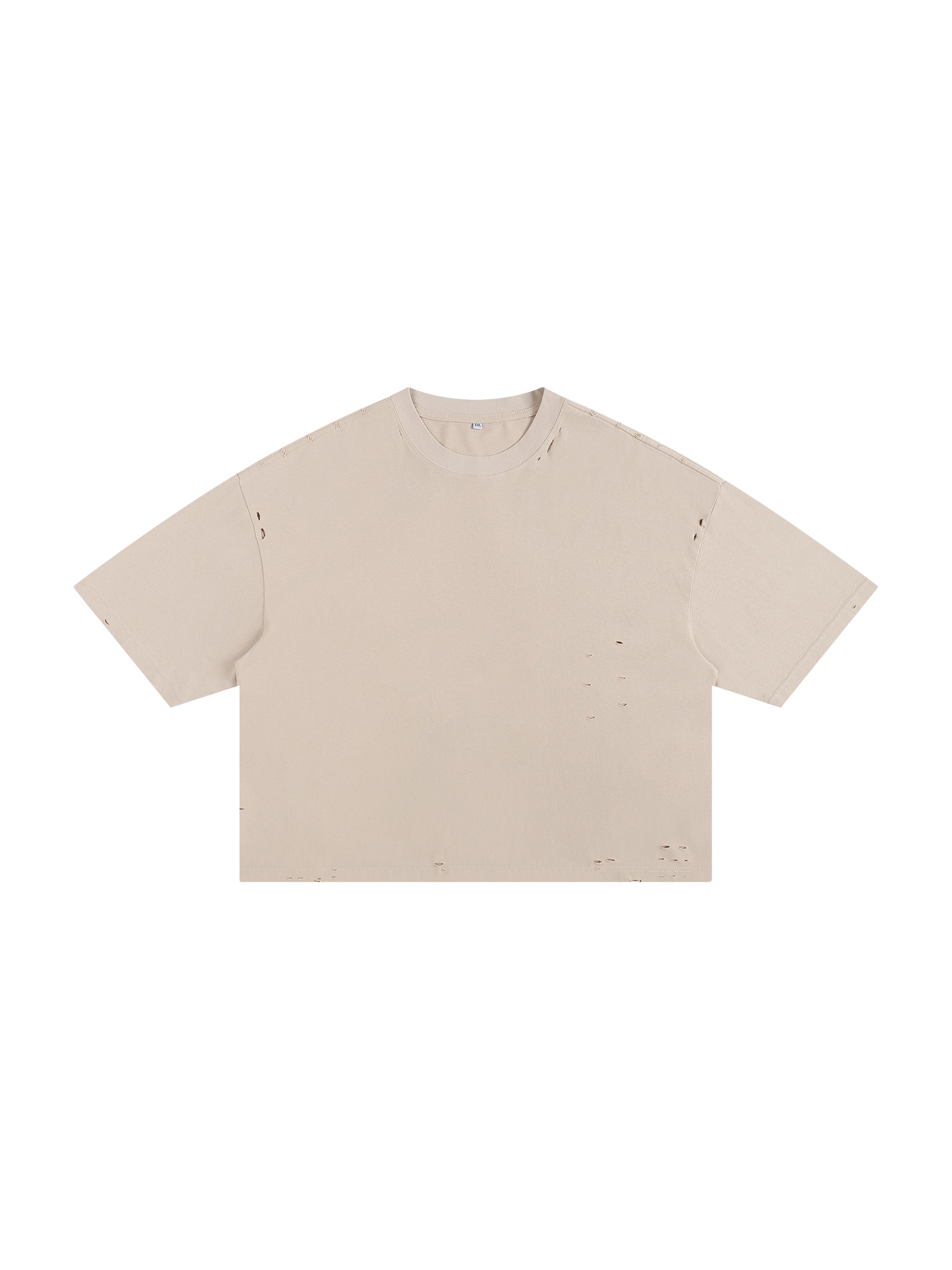 Unisex Classic Frayed Boxy Tee